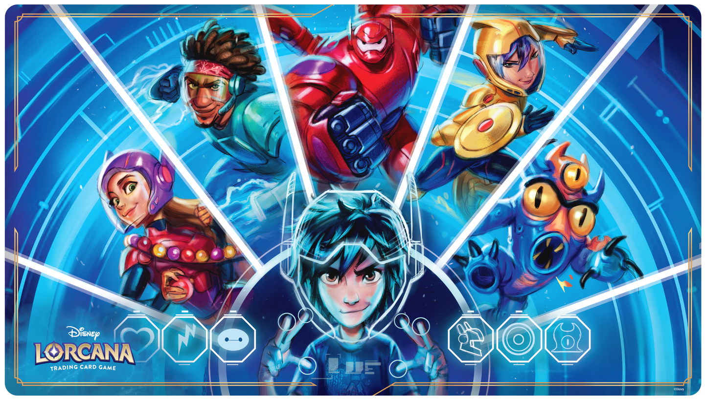 Disney Lorcana Playmat B - Big Hero 6 - Archazia's Island Set 7 EN