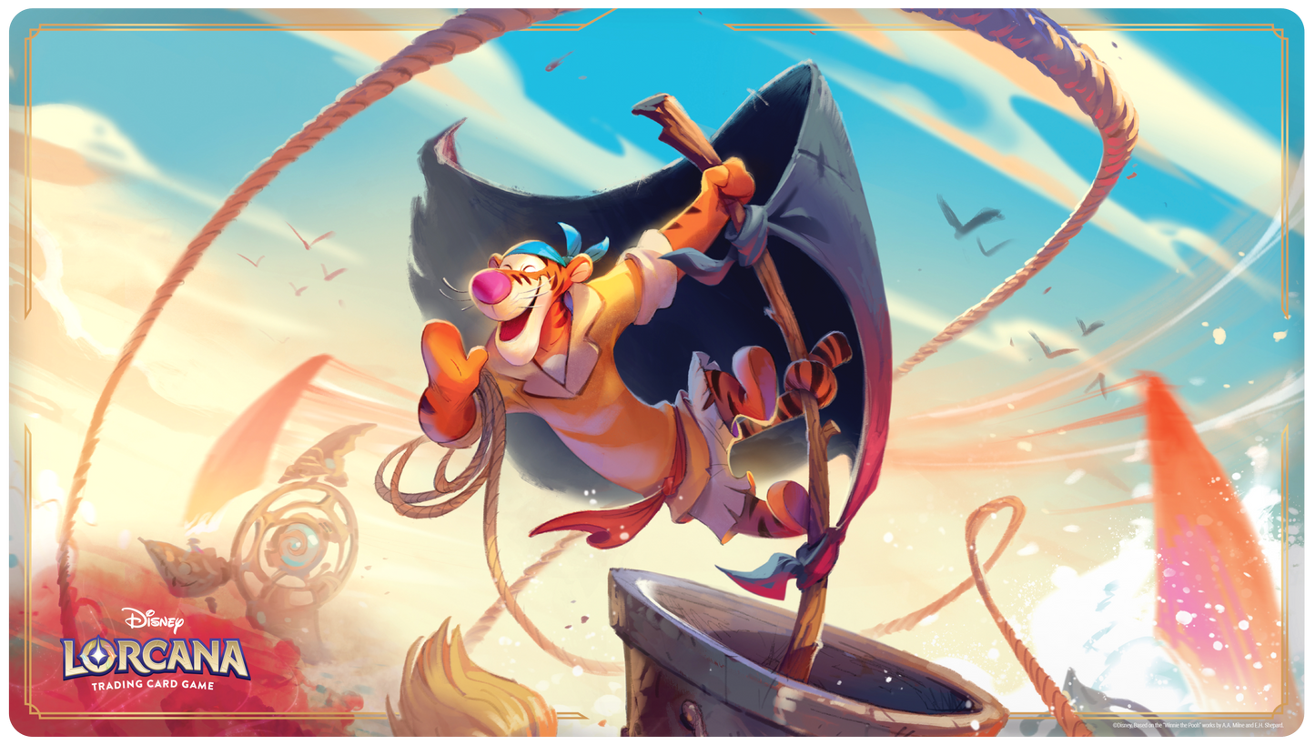 Disney Lorcana Playmat A - Tigger - In the Crow's Nest - Archazia's Island Set 7 EN