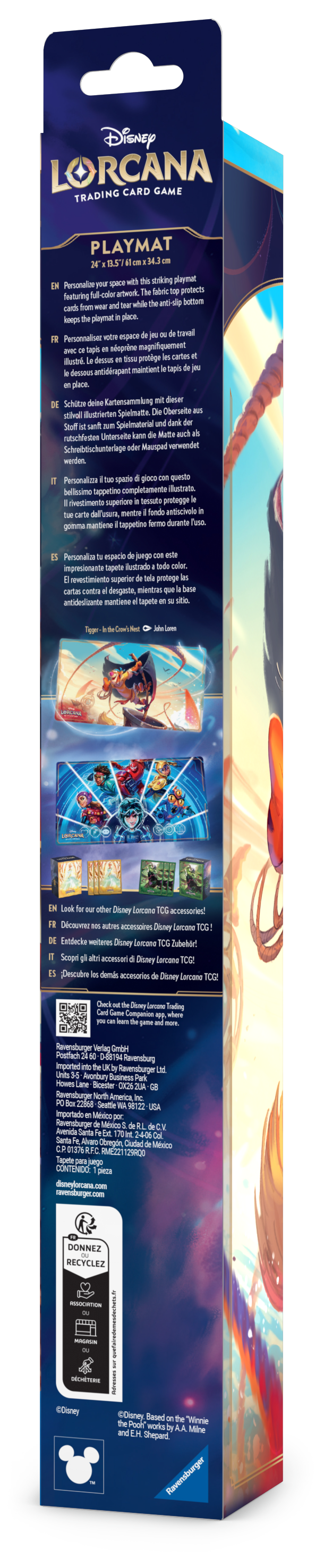 Disney Lorcana Playmat A - Tigger - In the Crow's Nest - Archazia's Island Set 7 EN