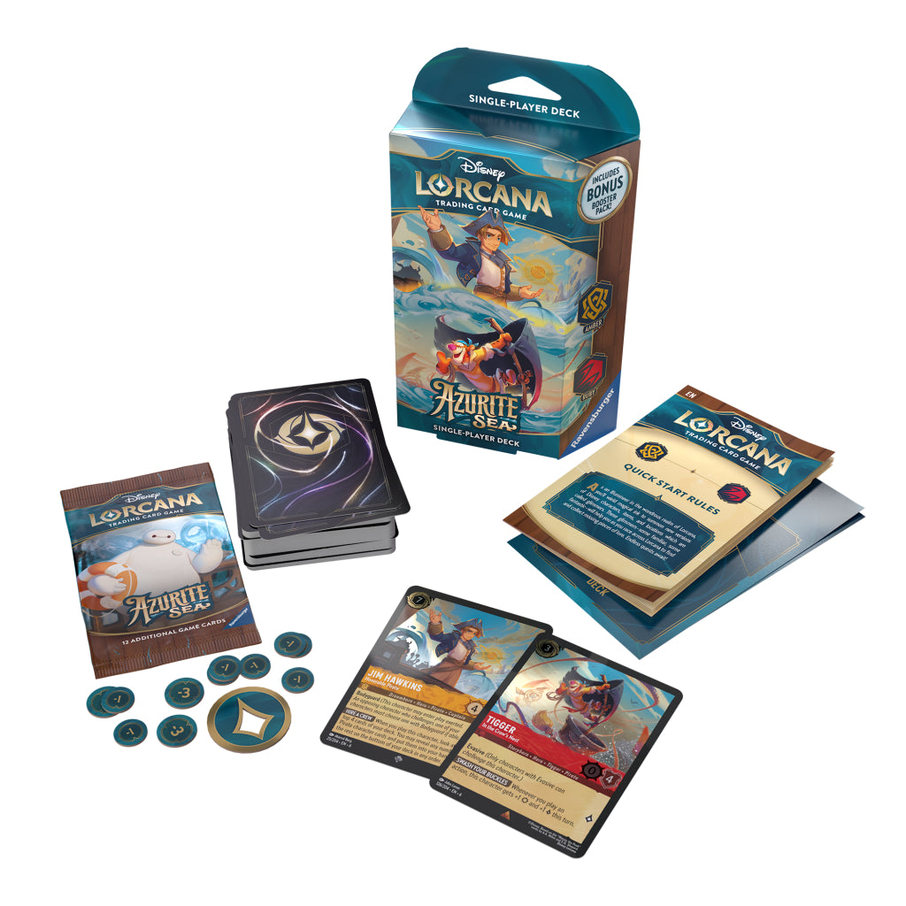 Disney Lorcana Azurite Sea Starter Deck EN - Amber/Ruby