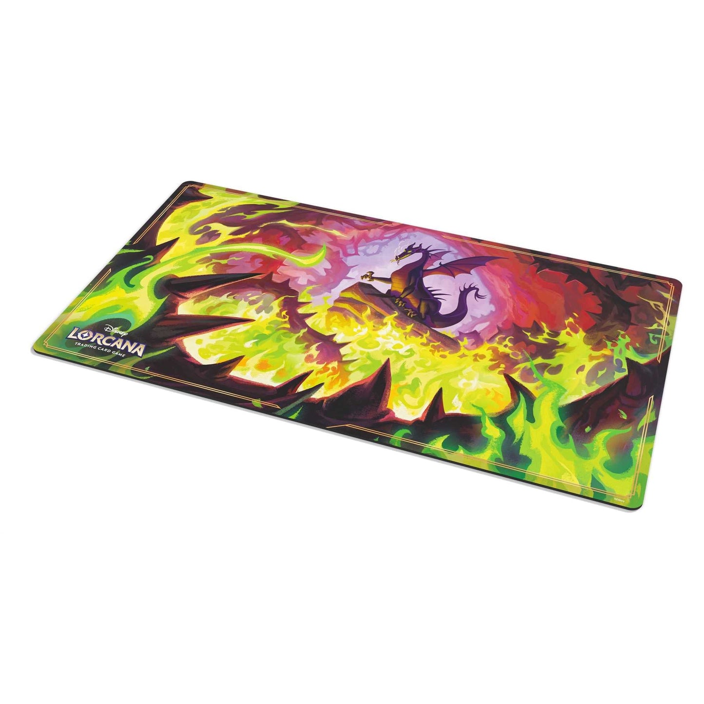Disney Lorcana Winterspell Playmat Dragon Fire S11