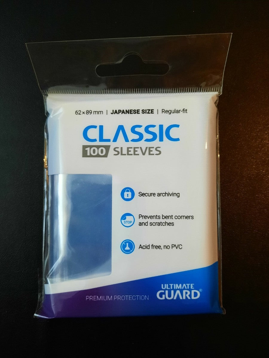 UGD010069 Ultimate Guard Classic Soft Sleeves Japanese Size Transparent (100)