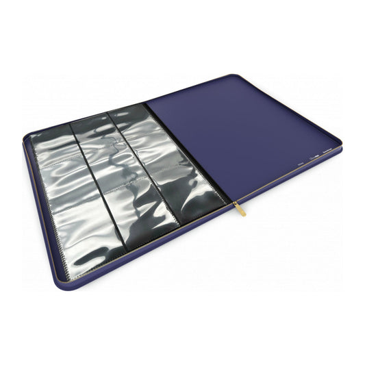 Disney Lorcana Archazia's Island Premium Card Portfolio em inglês, interior com bolsas
