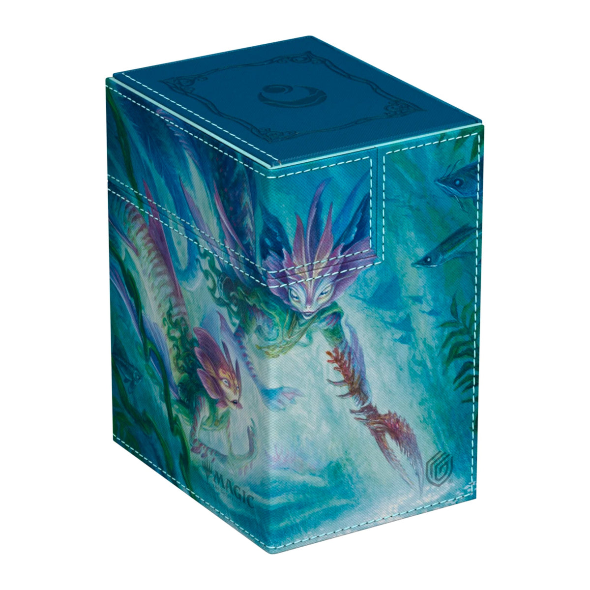 Deck box Ultimate Guard Flip'n'Tray 133+ Xenoskin Magic: The Gathering Lorwyn Eclipsed, arte Silvergill Mentor