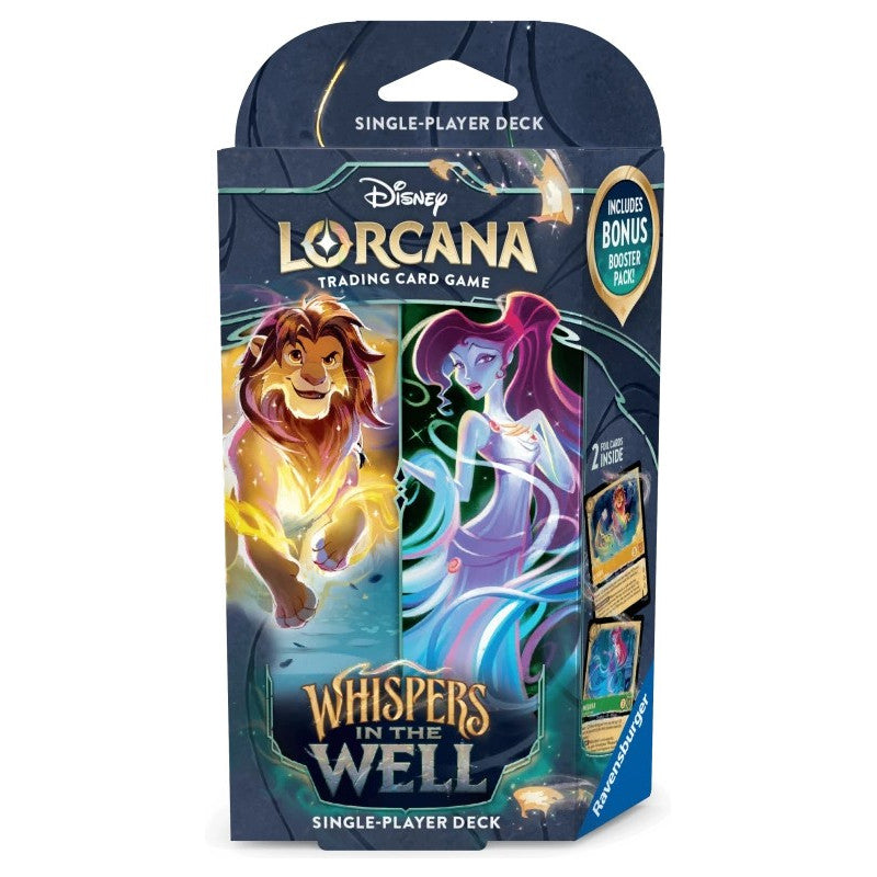 Disney Lorcana Whispers in the Well Starter Deck - Amber/Emerald