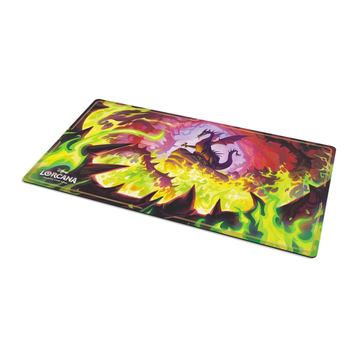 Disney Lorcana Winterspell Playmat, arte Dragon Fire