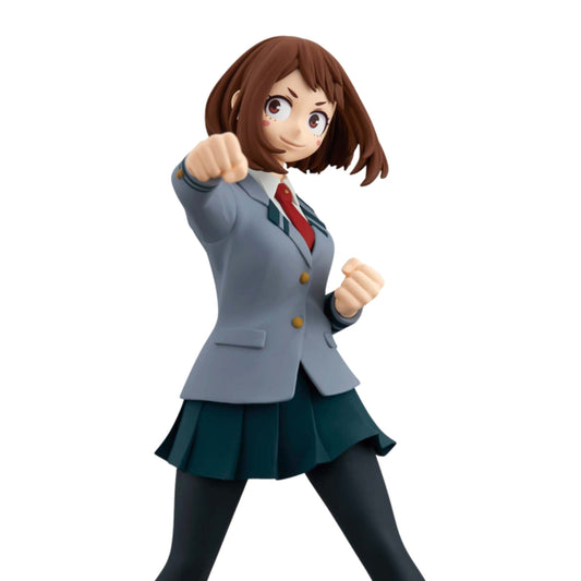 Figura Ochaco Uraraka Glitter & Glamours 22 cm de My Hero Academia, pormenor