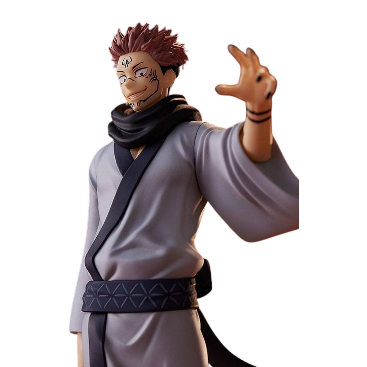 Figura Sukuna Pop Up Parade 17 cm de Jujutsu Kaisen, pormenor do rosto e da mão