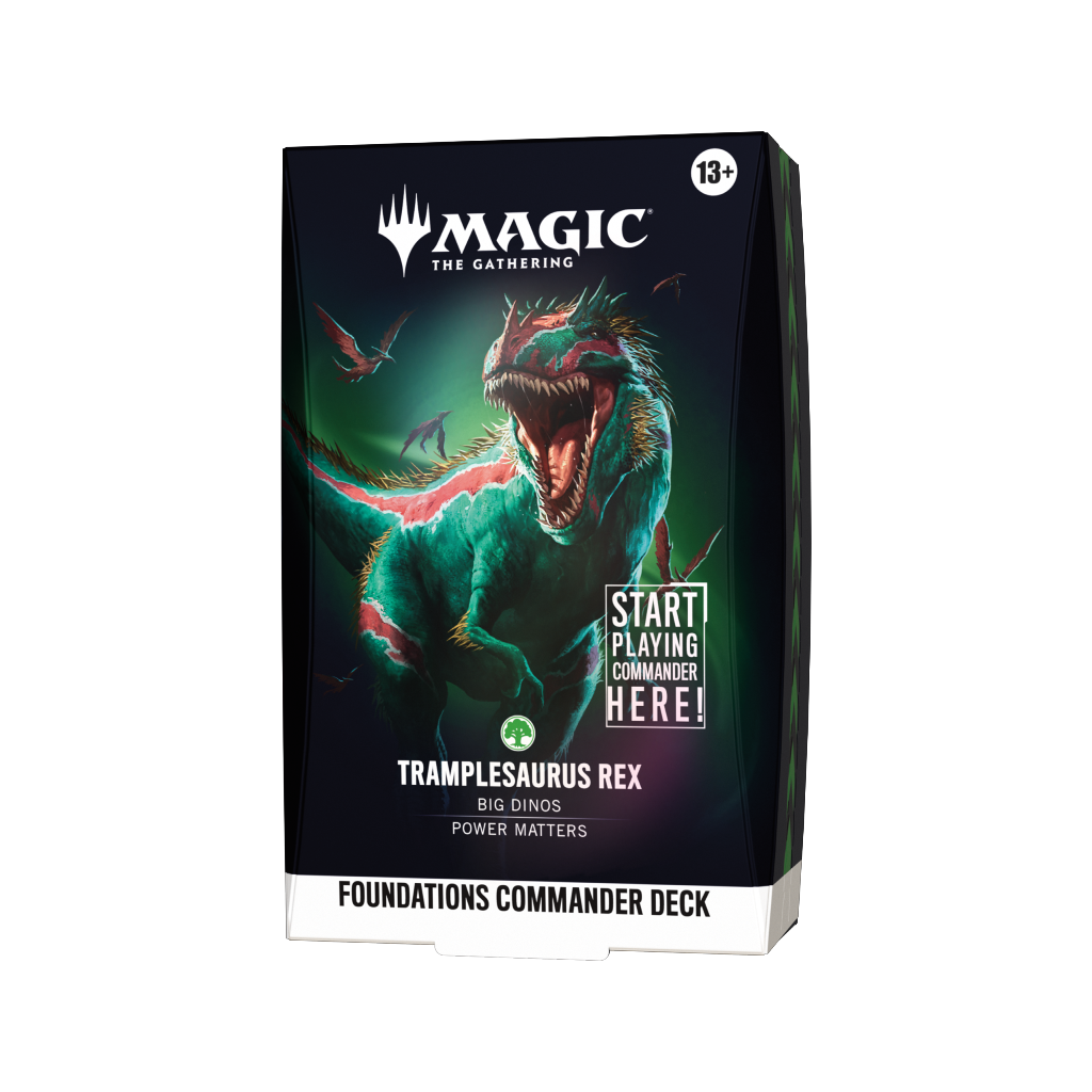 Magic Foundations Commander Deck EN – Tramplesaurus Rex