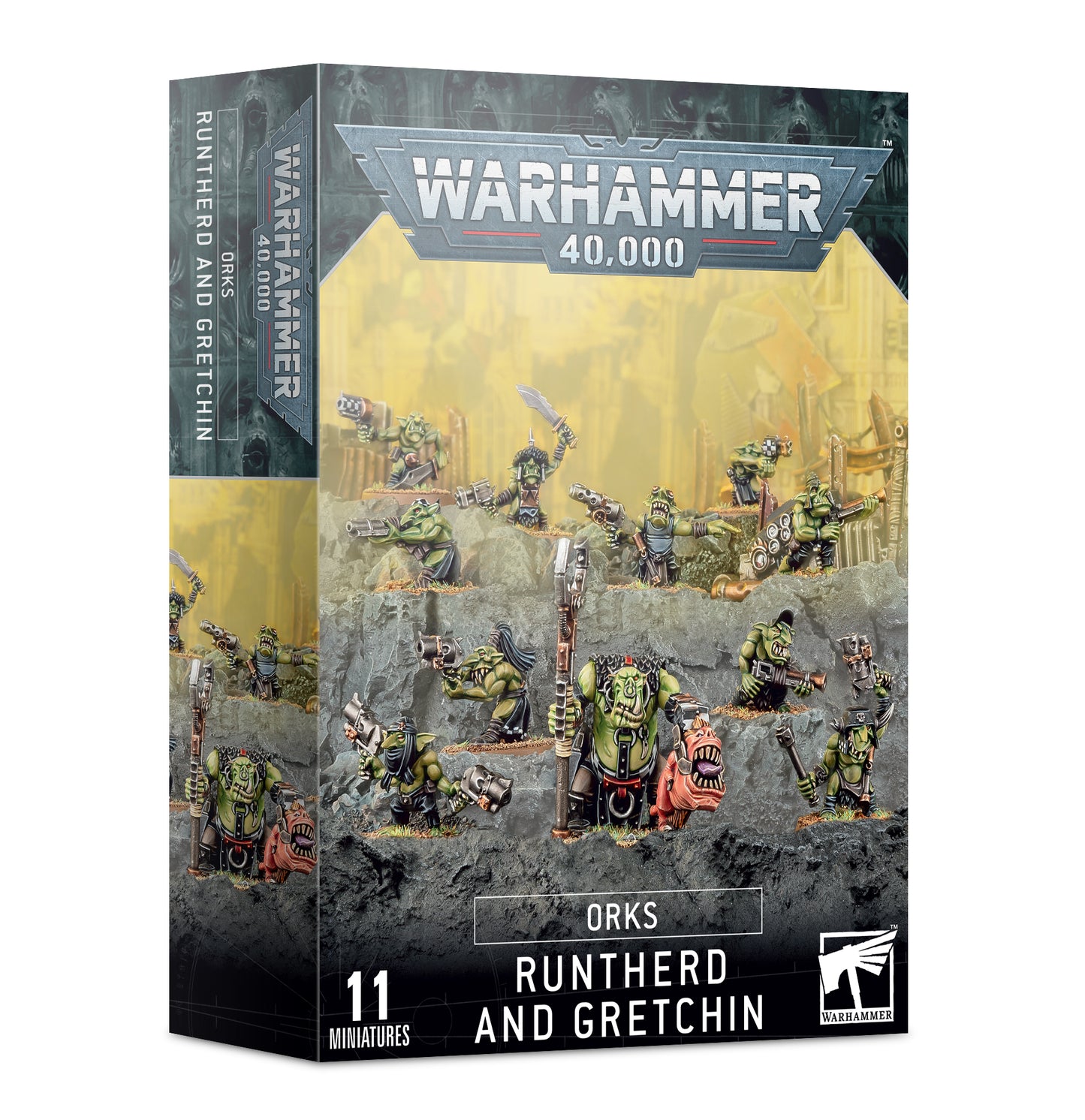 WARHAMMER ORKS: RUNTHERD AND GRETCHIN