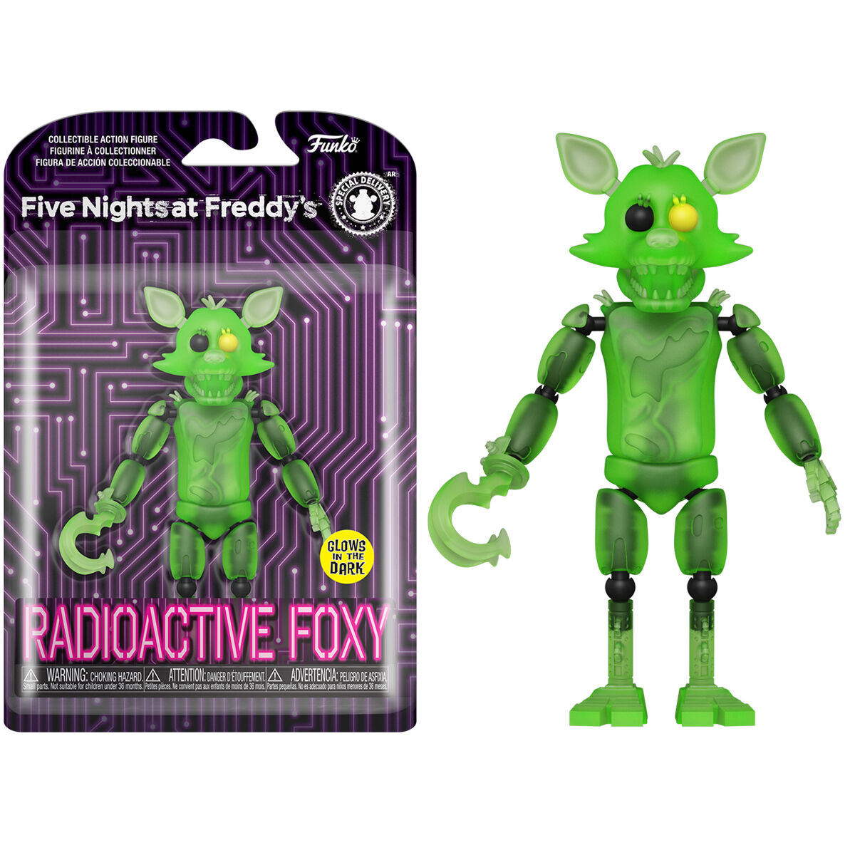 Action figure Friday Night at Freddy's Radioactive Foxy