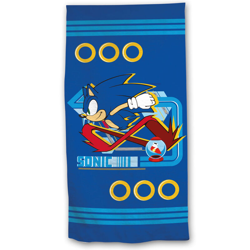 Sonic The Hedgehog microfiber beach towel