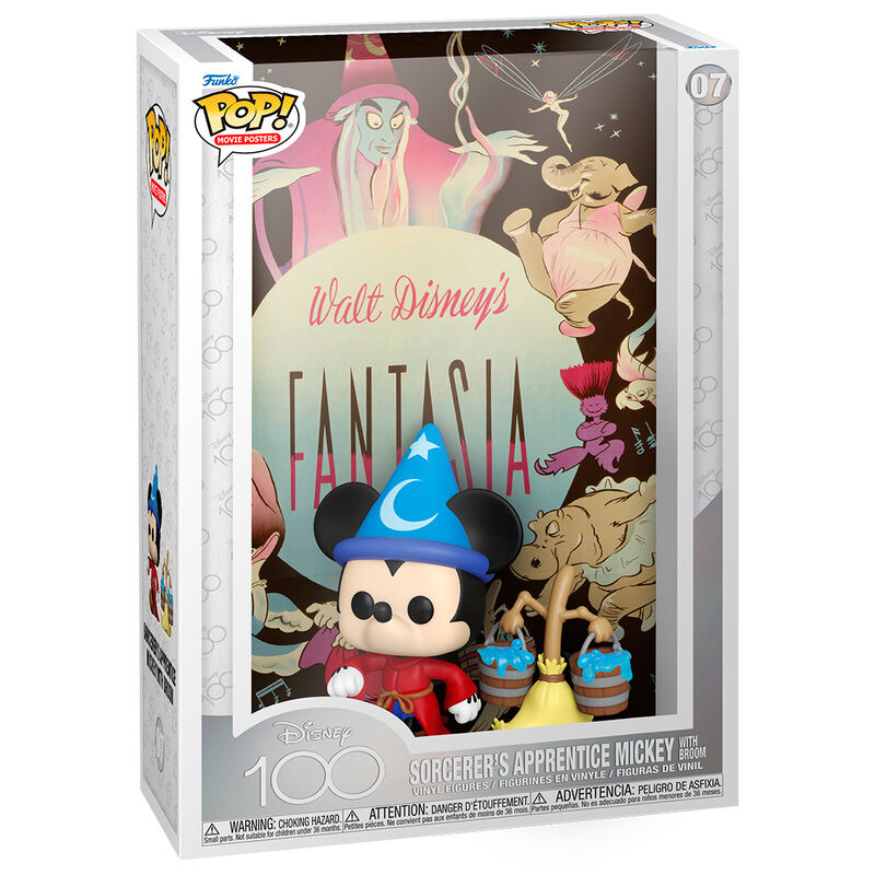 POP figure Movie Poster Disney 100th Fantasia Sorcerer's Apprentice Mickey