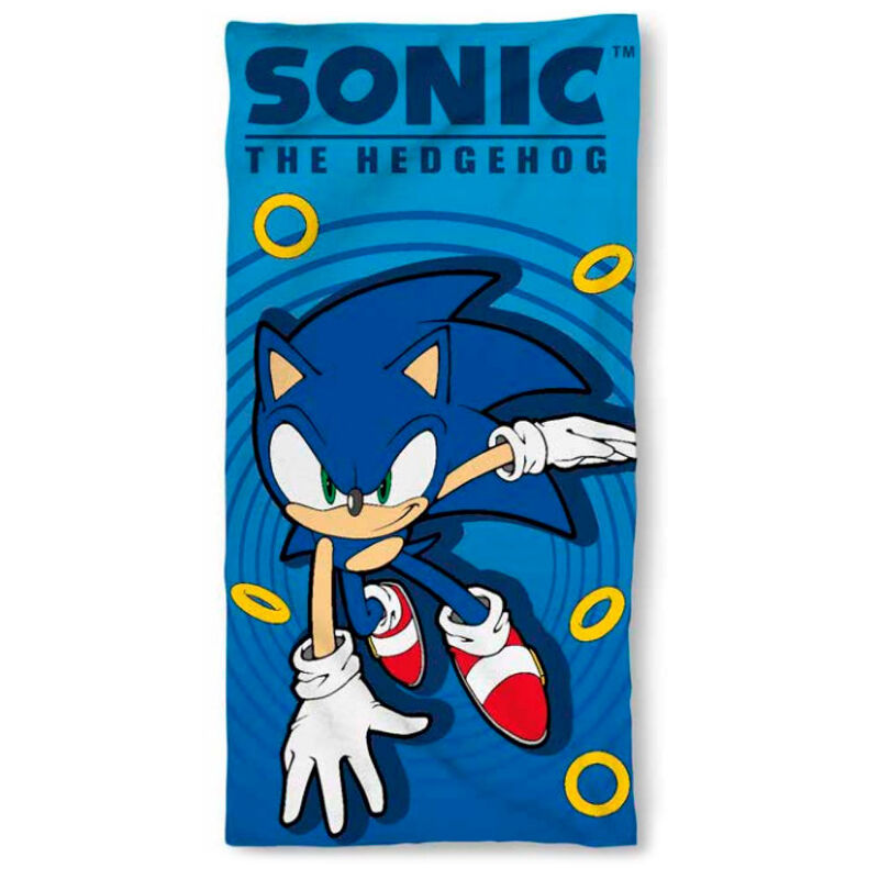 Sonic The Hedgehog microfiber beach towel