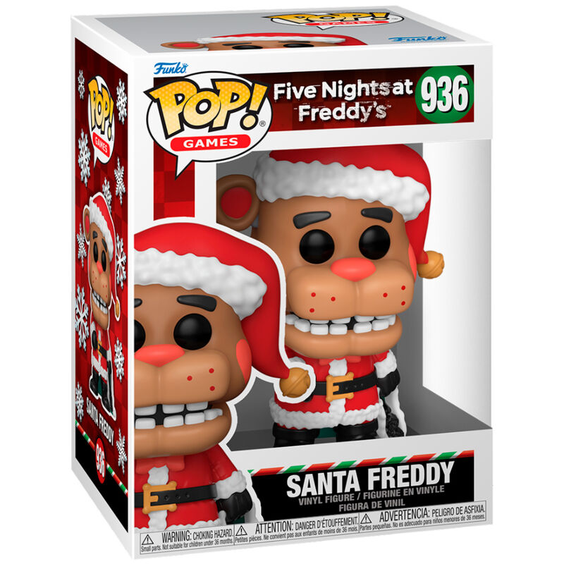 POP figure Five Nights at Freddy's Holiday Santa Freddy