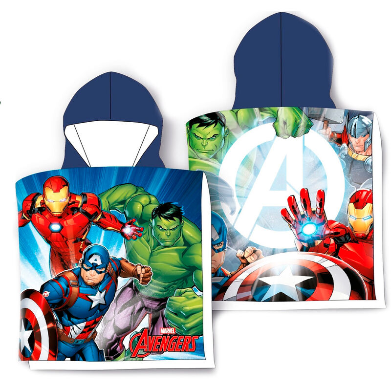 Marvel Avengers microfiber poncho towel