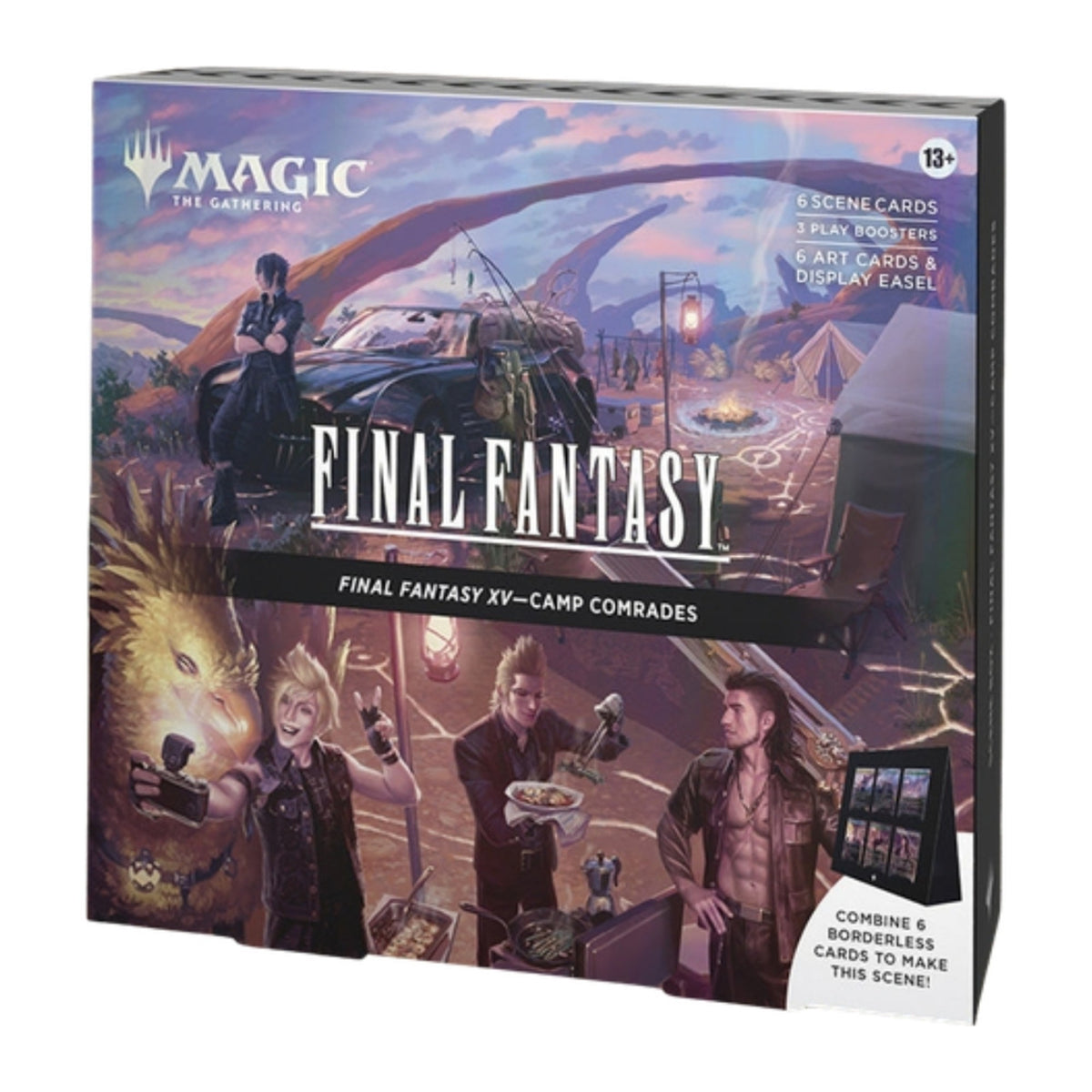 Magic: The Gathering Final Fantasy Scene Box em inglês, cena Camp Comrades (FFXV)