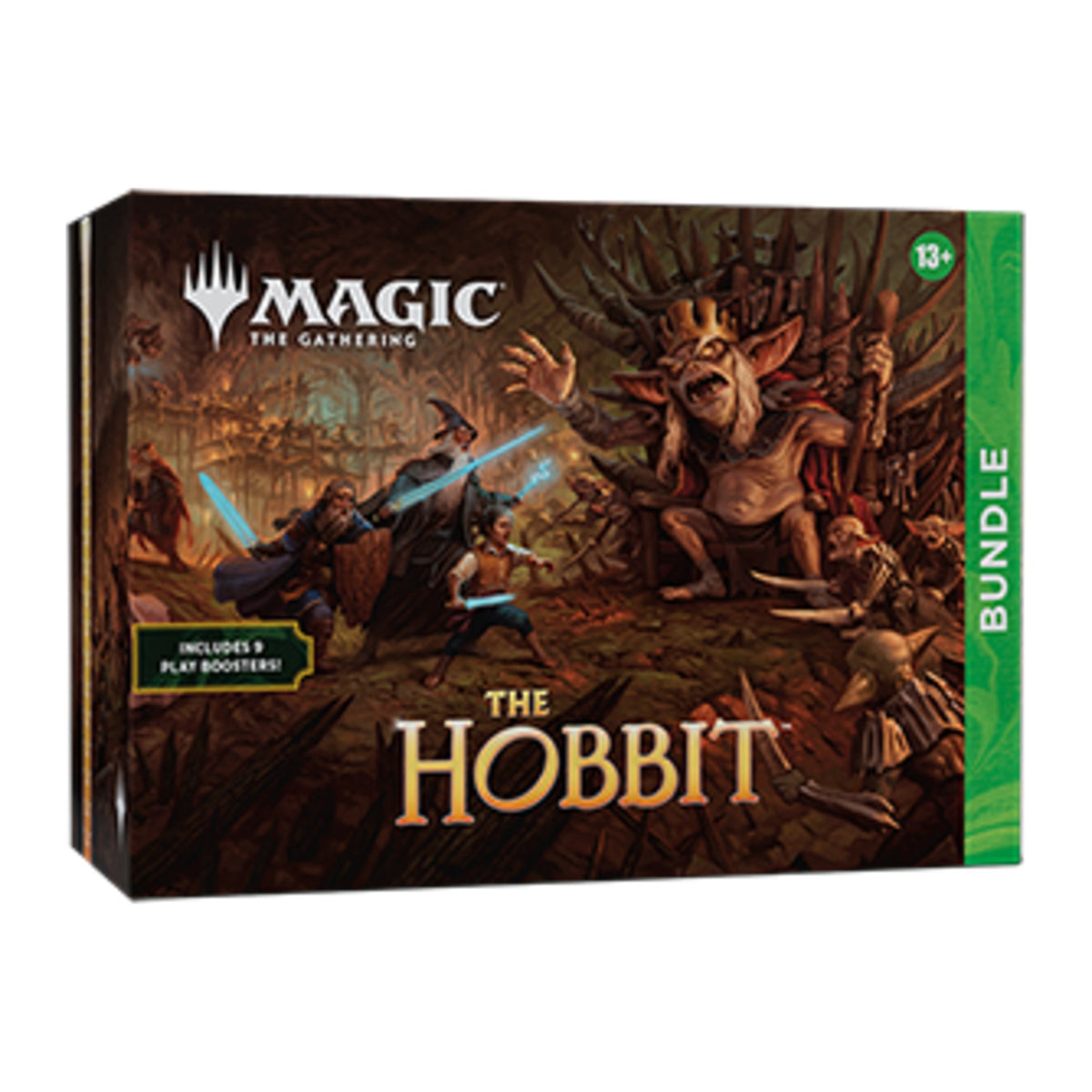 Magic: The Gathering The Hobbit Bundle em inglês, caixa vista pela direita