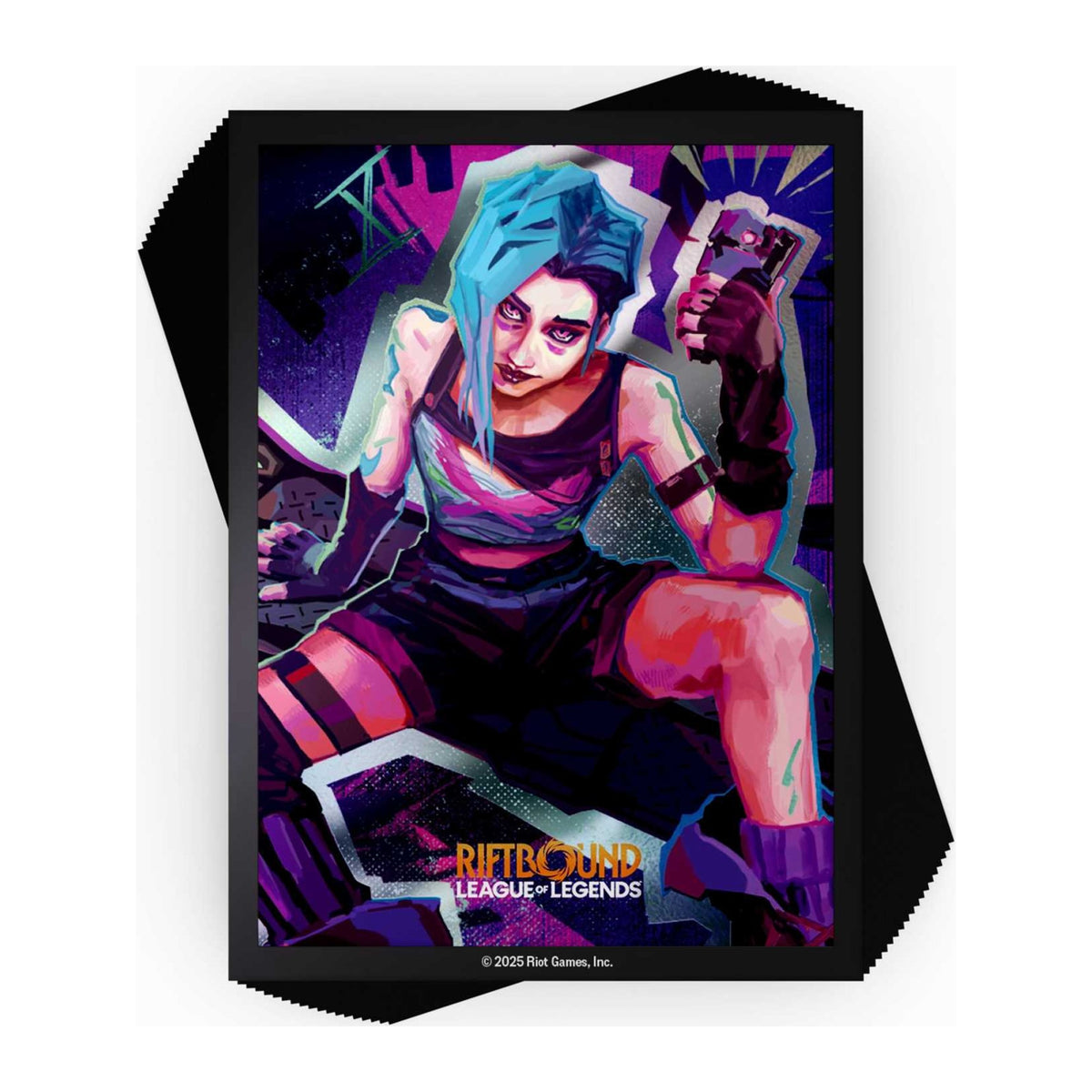 Riftbound Origins Art Sleeves (100), arte Jinx