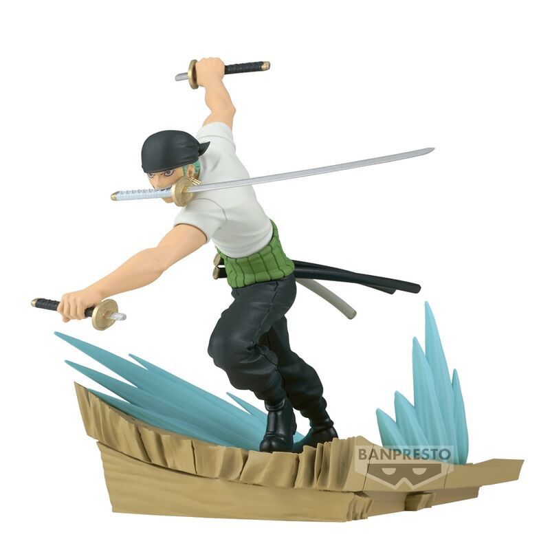 Figuras ONE PIECE SENKOZEKKEI-RORONOA ZORO- de 11 cm