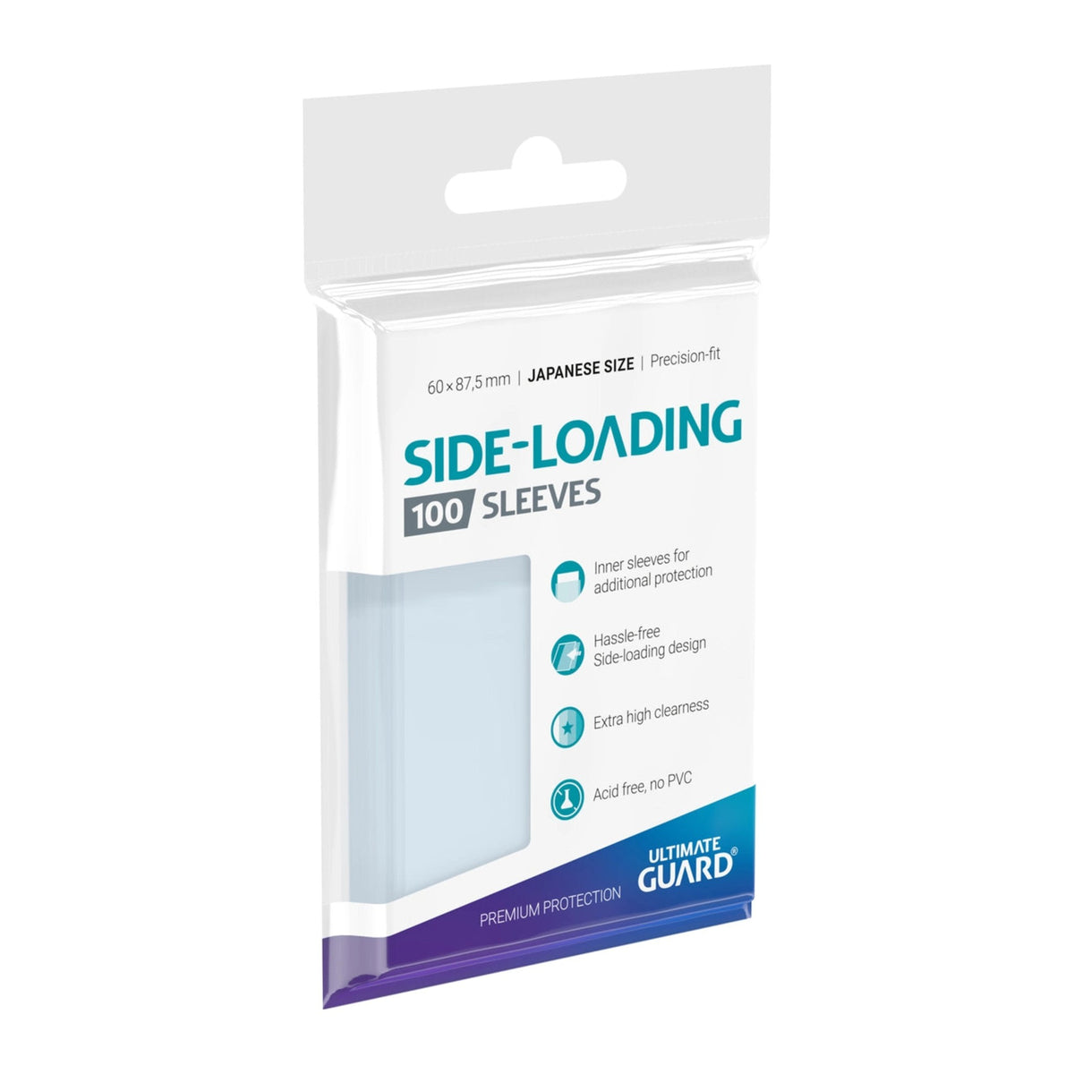 Ultimate Guard Precise-Fit Sleeves (100), tamanho Japanese Side-Loading