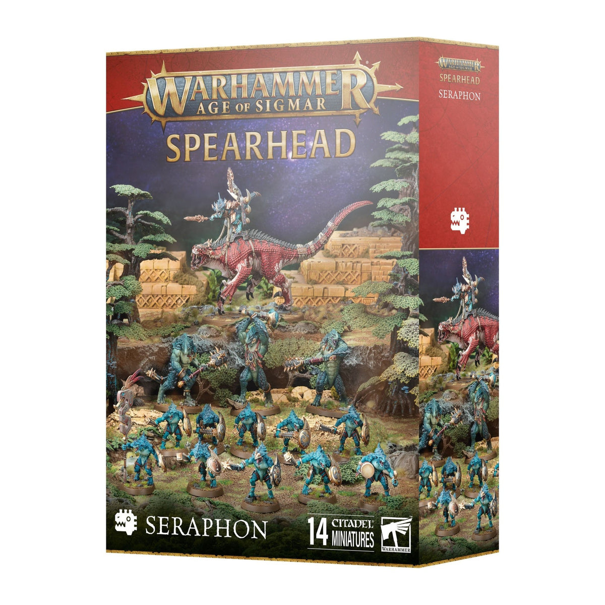 Caixa Warhammer Age of Sigmar: Spearhead Seraphon