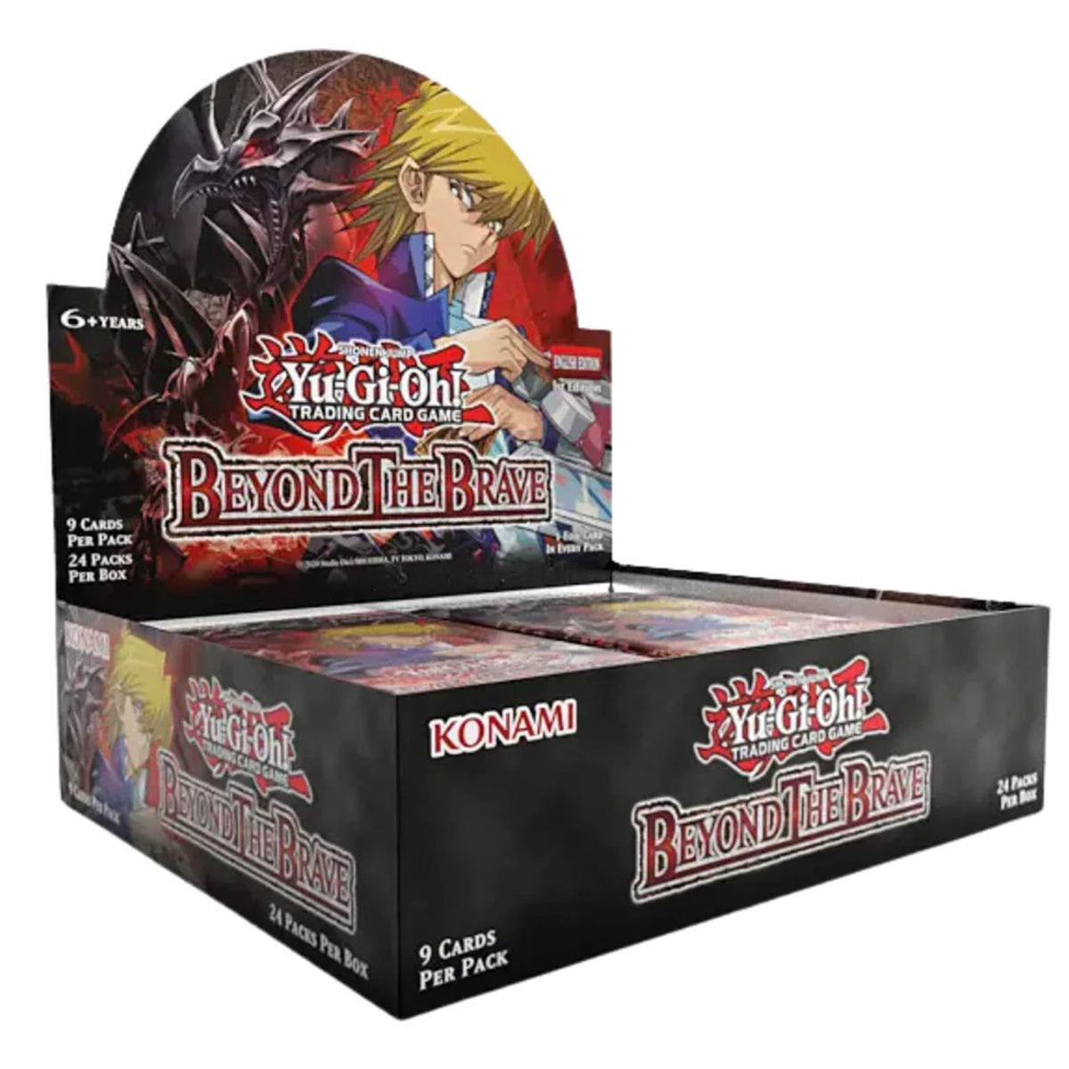 Yu-Gi-Oh! Beyond the Brave Booster Display em inglês, caixa de 24 boosters