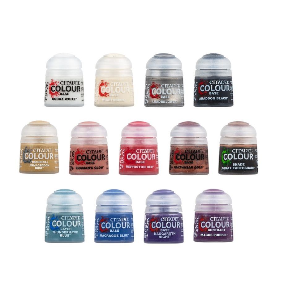WARHAMMER 40K PAINTS + TOOLS SET