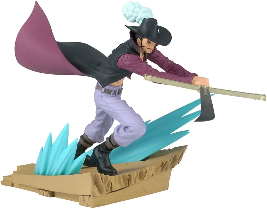 Figuras ONE PIECE SENKOZEKKEI-DRACULE.MIHAWK- de 12 cm