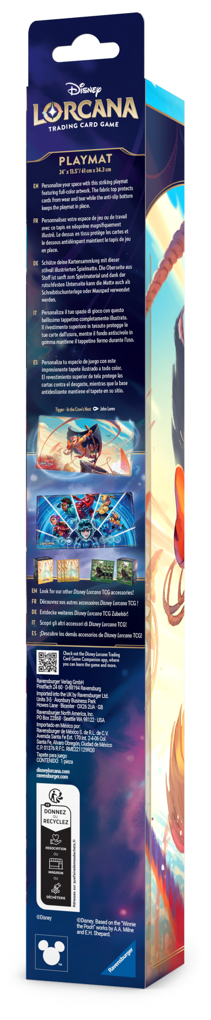 Disney Lorcana Playmat A - Tigger - In the Crow's Nest - Archazia's Island Set 7 EN
