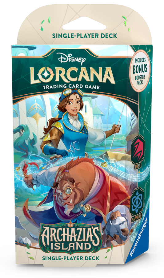 Disney Lorcana Starter Deck - Ruby & Sapphire - Archazia's Island Set 7 EN