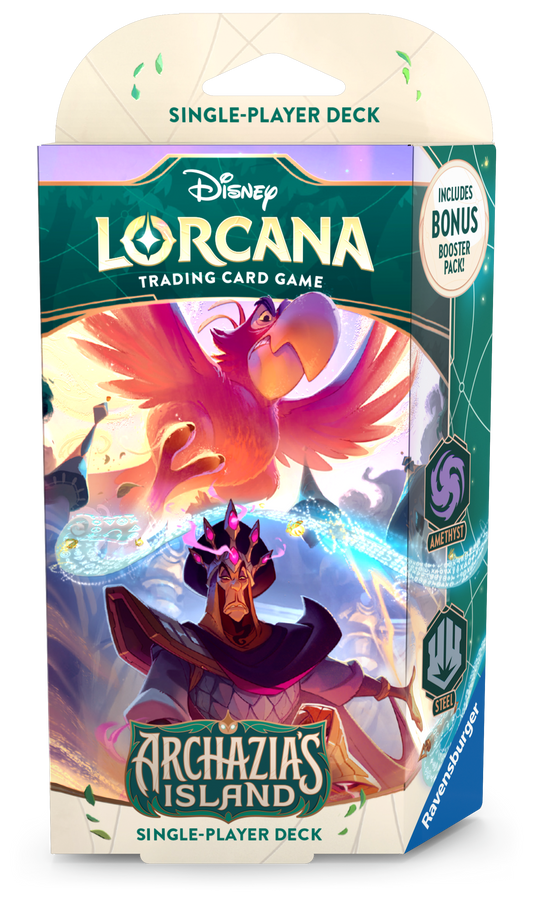 Disney Lorcana Starter Deck - Amethyst & Steel - Archazia's Island Set 7 EN