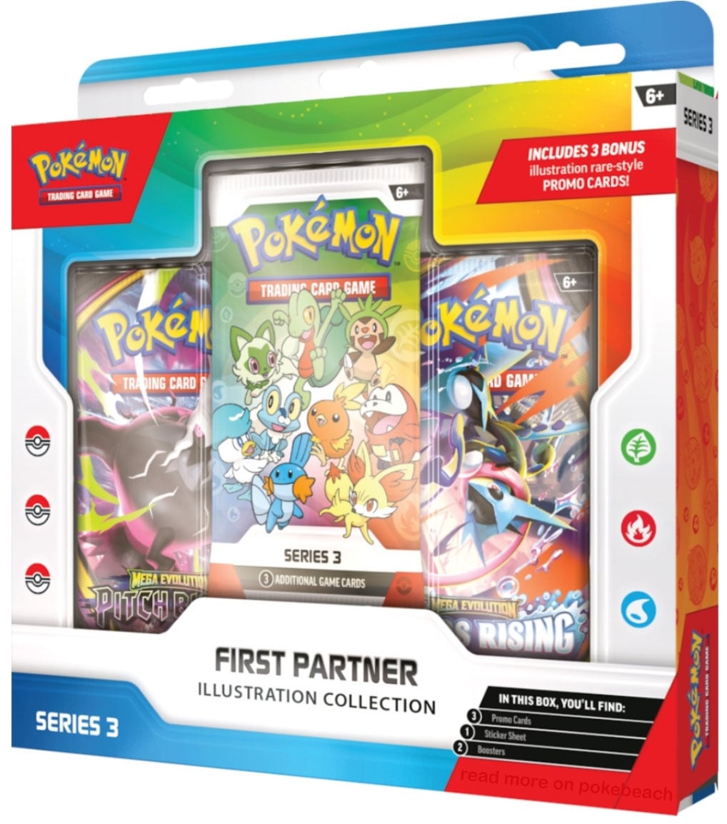 Pokémon First Partner Illustration Collections Series 3