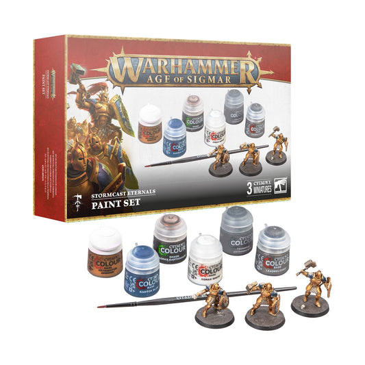WARHAMMER AOS STORMCAST ETERNALS + PAINTS SET