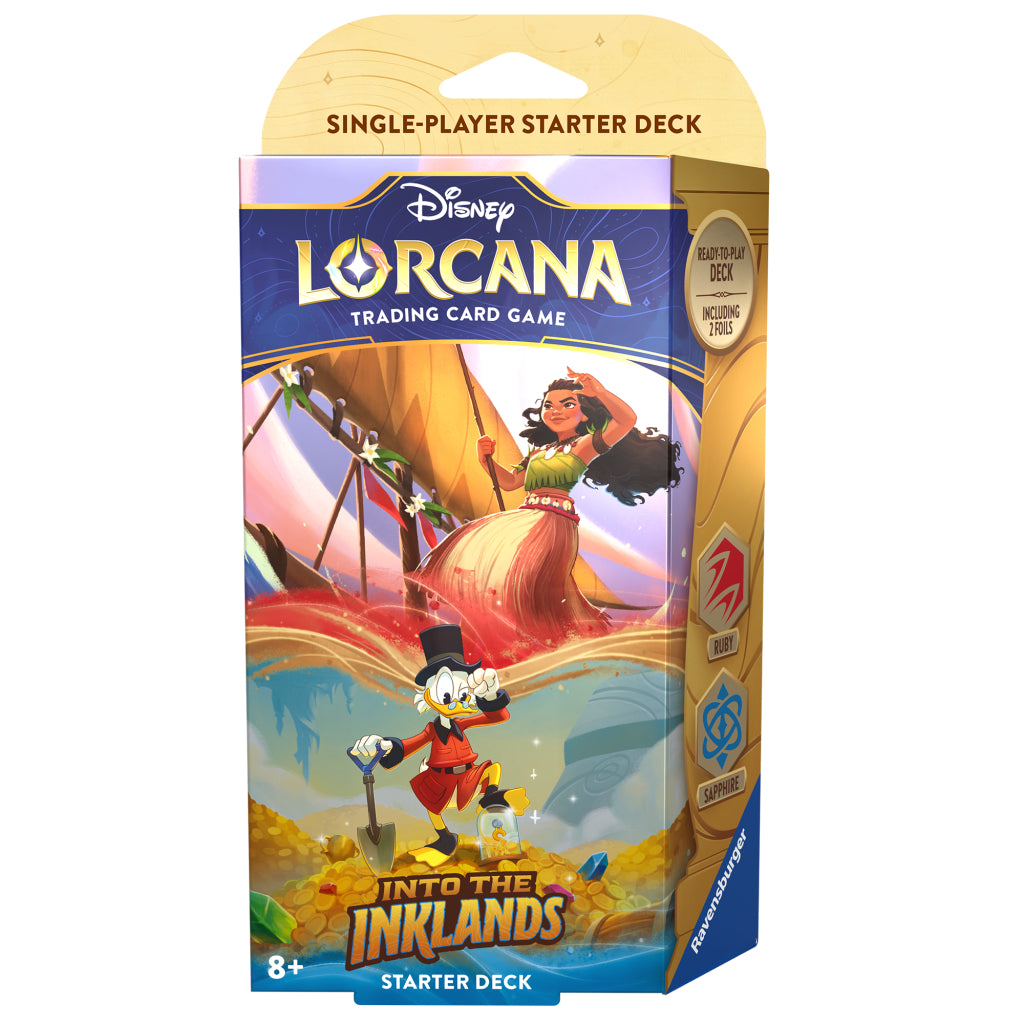 Disney Lorcana Into the Inklands Starter Deck EN RUBY/SAPPHIRE