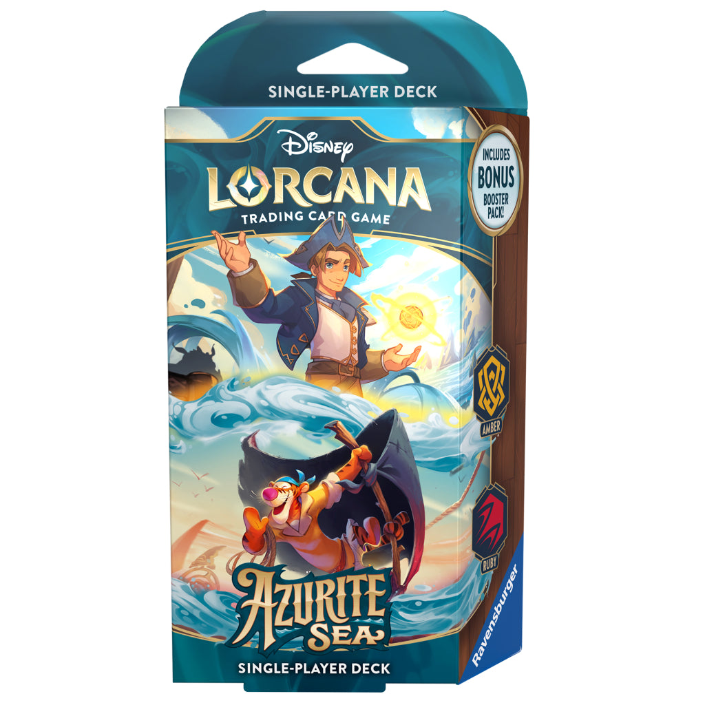 Disney Lorcana Azurite Sea Starter Deck EN - Amber/Ruby