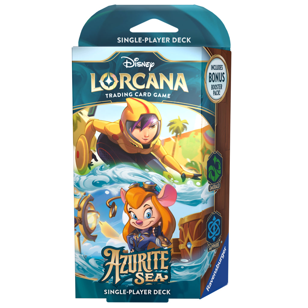 Disney Lorcana Azurite Sea Starter Deck EN - Emerald/Sapphire