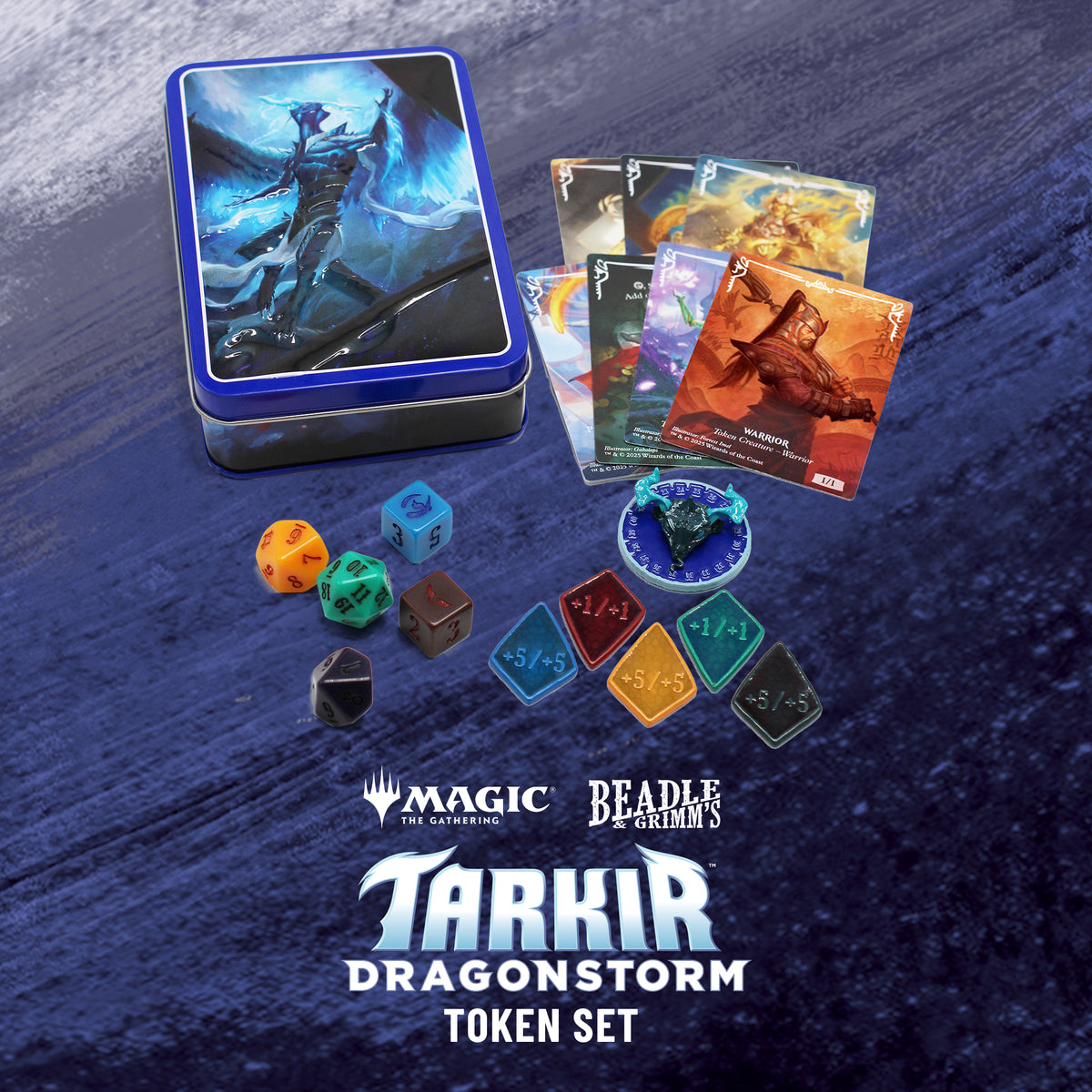 Magic the Gathering Dice and Token Pack  Tarkir Dragonstorm