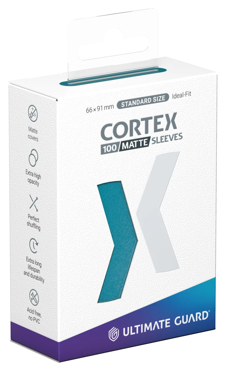 Ultimate Guard Cortex Sleeves Standard Size Matte Petrol (100)