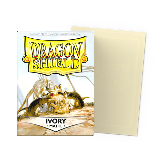 Fundas Standard Matte Blanco Marfil (100 fundas) Dragon Shield.
