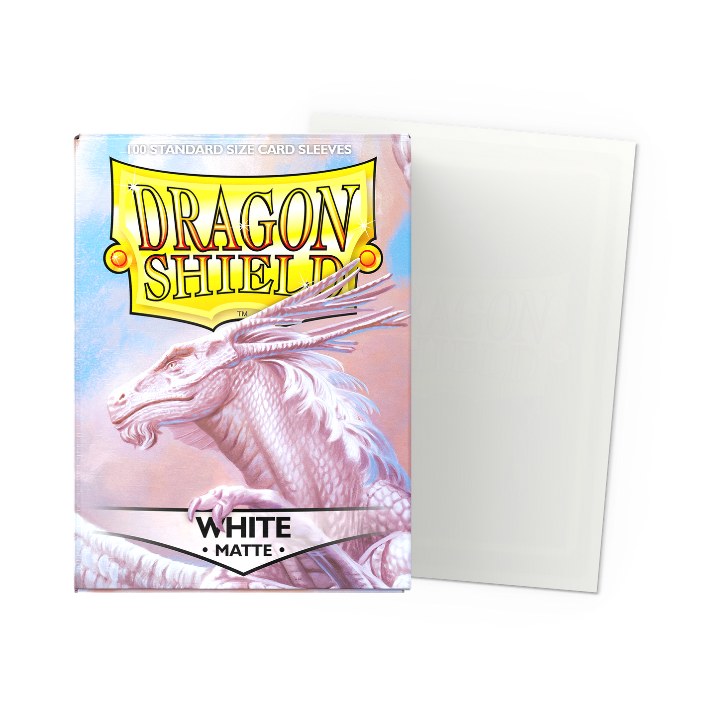 Fundas Standard Matte Blanco (100 fundas) Dragon Shield.