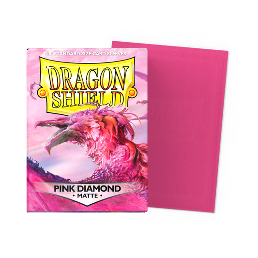 Fundas Small 59mm x 86mm Matte Rosa (60 fundas) Dragon Shield.