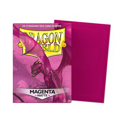 Fundas Standard Matte Magenta (100 fundas) Dragon Shield.