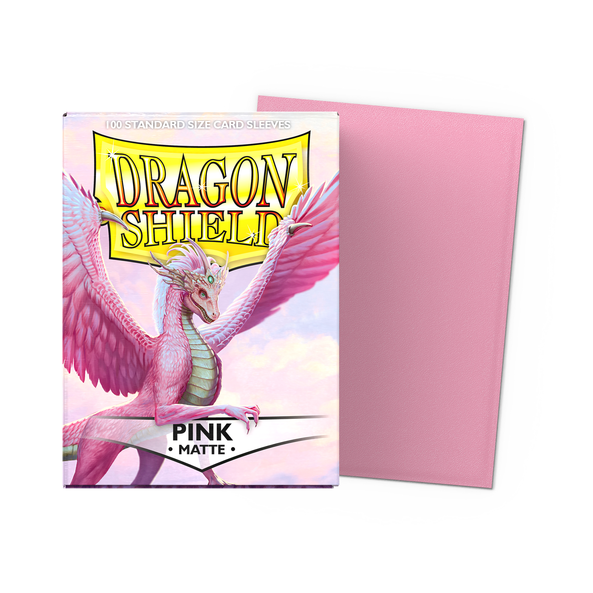 Fundas Standard Matte Rosa (100 fundas) Dragon Shield.