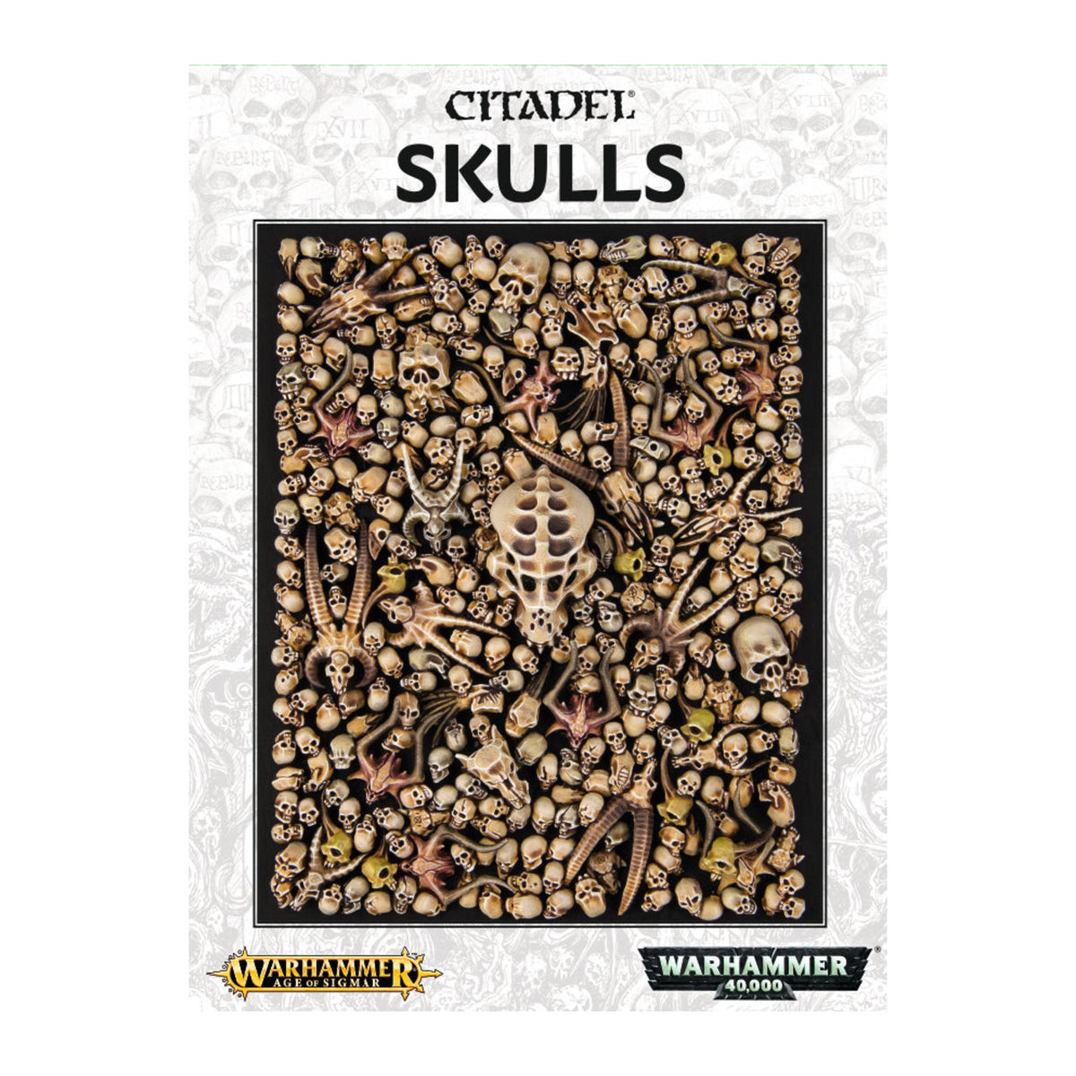 Citadel Skulls, conjunto de caveiras em plástico para miniaturas