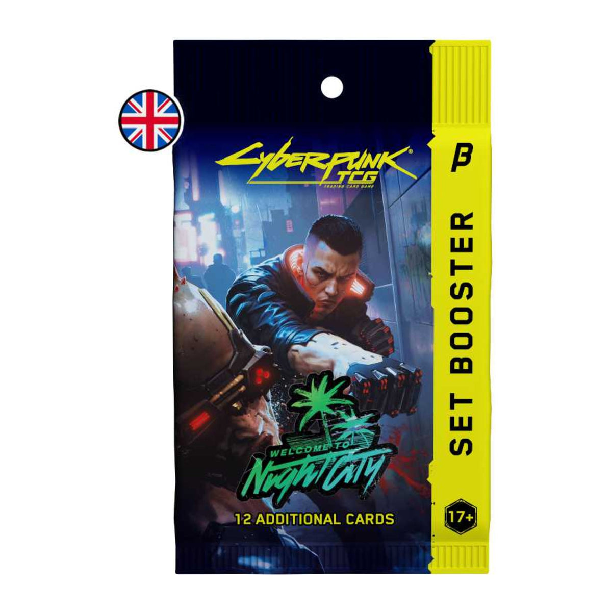 Booster Cyberpunk TCG Welcome to Night City Beta em inglês