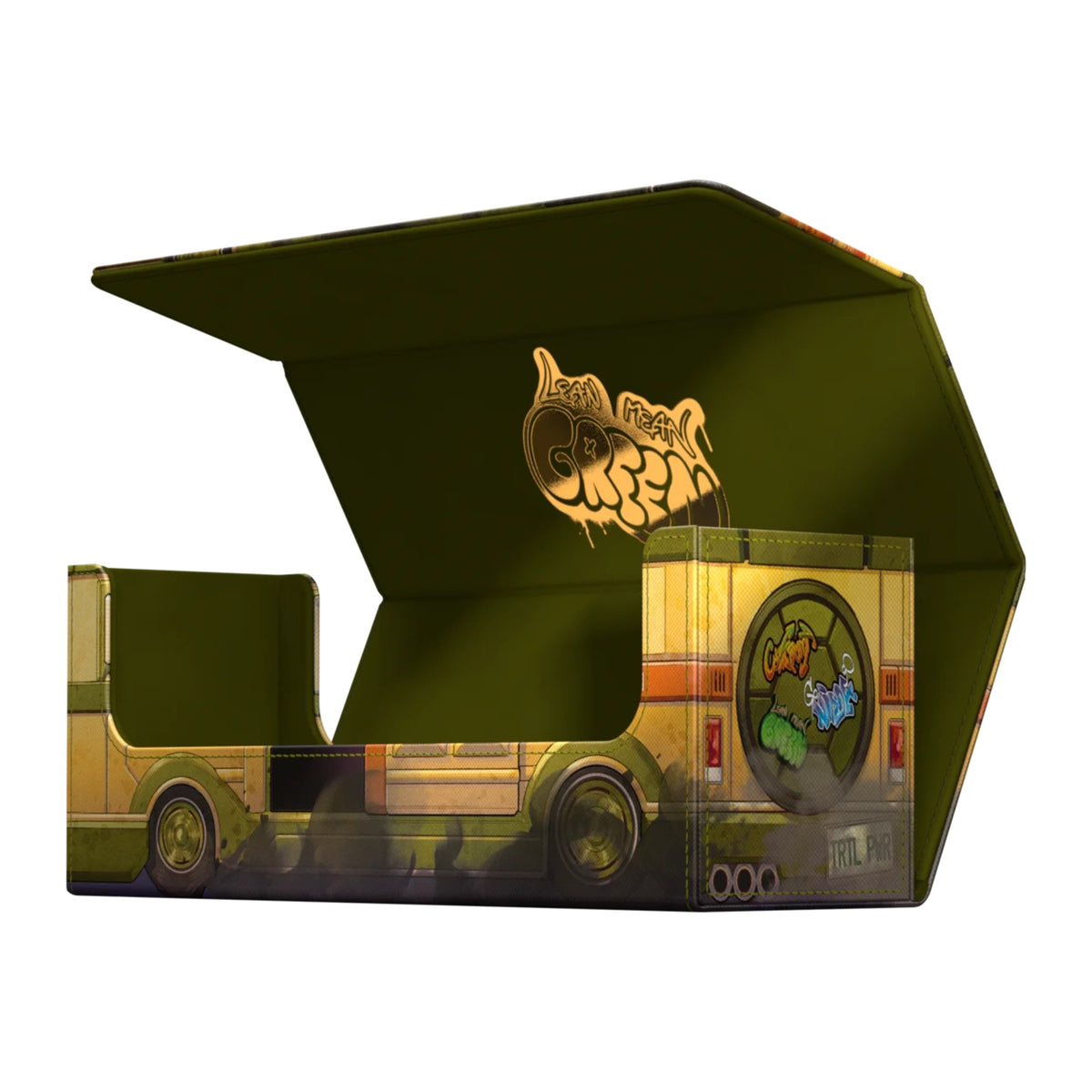 Deck box Ultimate Guard Arkhive 400+ Xenoskin Magic: The Gathering Teenage Mutant Ninja Turtles, Turtles Van, aberta