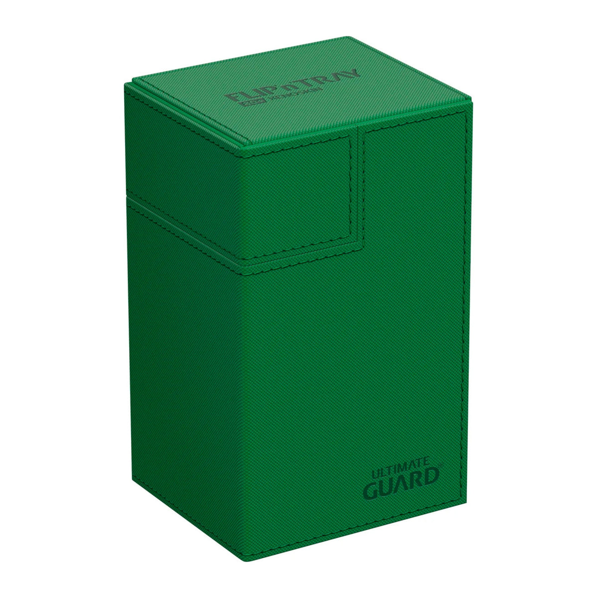 Deck box Ultimate Guard Flip'n'Tray 80+ Xenoskin, cor verde