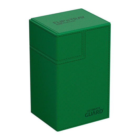 Deck box Ultimate Guard Flip'n'Tray 80+ Xenoskin, cor verde