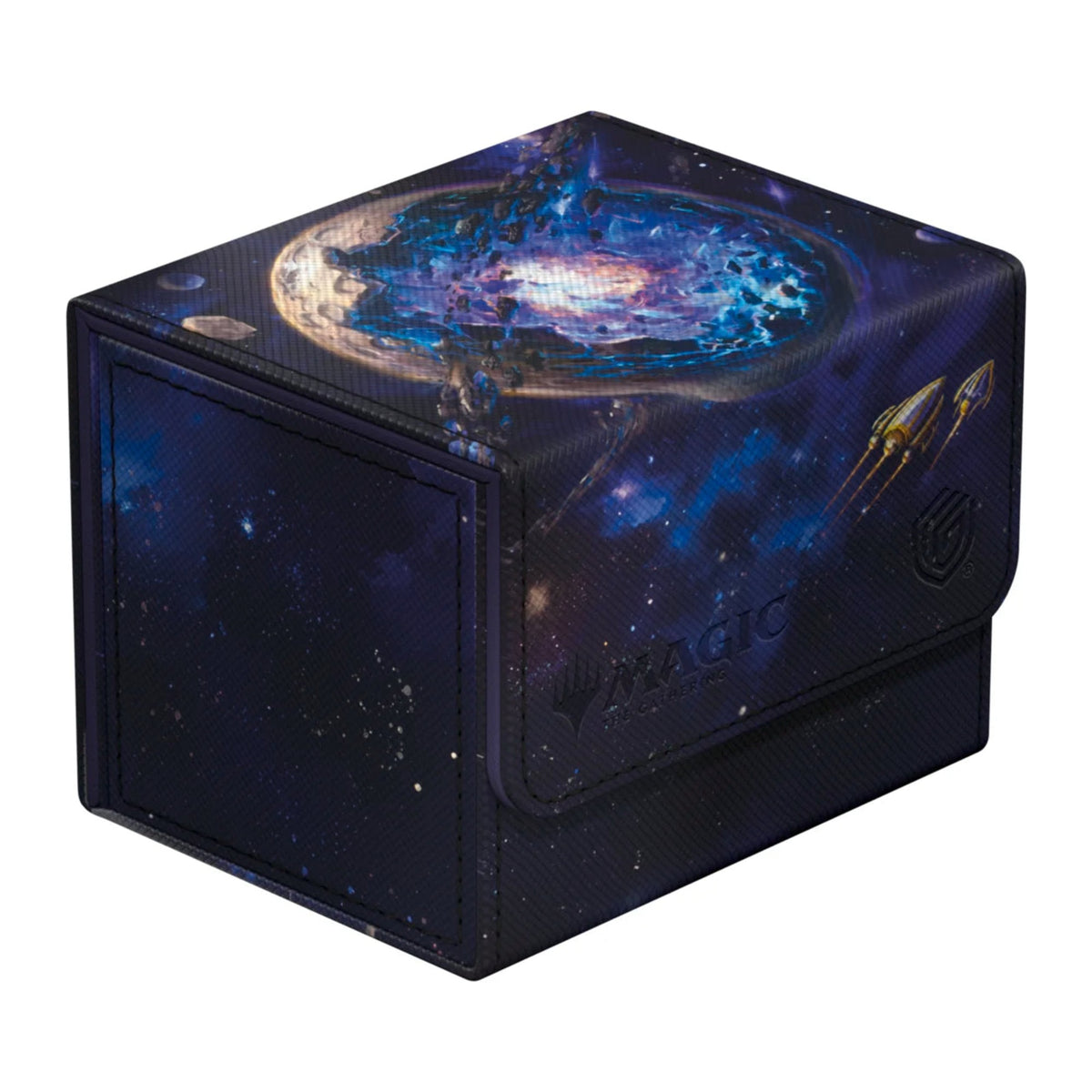 Deck box Ultimate Guard Sidewinder 100+ Xenoskin Magic: The Gathering Edge of Eternities, arte Gemstone Caverns